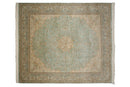 12x14 Vintage Fine Bulgarian Kerman Design Square Carpet