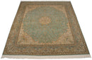 12x14 Vintage Fine Bulgarian Kerman Design Square Carpet