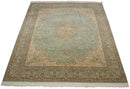 12x14 Vintage Fine Bulgarian Kerman Design Square Carpet
