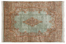 9.5x13.5 Vintage Kerman Carpet