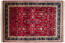 9.5x14 Fine Indian Mohajeran Sarouk Design Carpet
