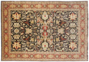 9.5x14.5 Fine Indian Serapi Design Carpet