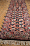 2.5x8 Vintage Fine Bokhara Rug Runner