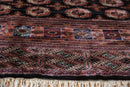 8x10 Vintage Fine Bokhara Carpet