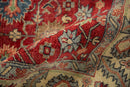 6x9 Vintage Indian Heriz Design Carpet