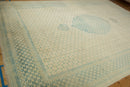 9x11.5 Vintage Distressed Bulgarian Tabriz Design Carpet