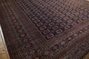 12x12.5 Vintage Fine Bokhara Square Carpet