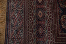 12x12.5 Vintage Fine Bokhara Square Carpet