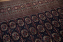 12x12.5 Vintage Fine Bokhara Square Carpet