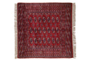 5x5 Vintage Fine Bokhara Square Rug