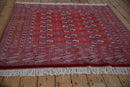 5x5 Vintage Fine Bokhara Square Rug