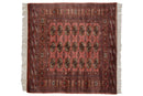 5x5 Vintage Fine Bokhara Square Rug