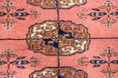 5x5 Vintage Fine Bokhara Square Rug