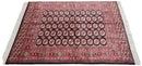 7x8 Vintage Fine Bokhara Square Carpet
