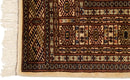 5x5 Vintage Fine Bokhara Square Rug