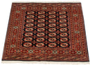 5.5x6 Vintage Fine Bokhara Square Carpet