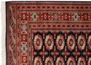 5.5x6 Vintage Fine Bokhara Square Carpet