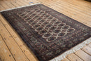 4x6.5 Vintage Fine Bokhara Rug