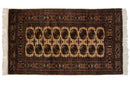 3x5.5 Vintage Fine Bokhara Rug