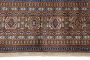 8x10 Vintage Fine Bokhara Carpet