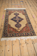 2.5x4 Vintage Armenian Serab Design Rug