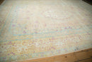 10x14 Vintage Distressed Bulgarian Kerman Design Carpet