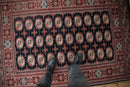 4x6 Vintage Fine Bokhara Rug