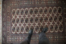 4x6 Vintage Fine Bokhara Rug