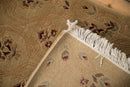 2x3 Vintage Contemporary Indian Savonnerie Design Rug Mat