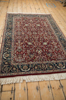 4x6 Fine Indian Tabriz Design Rug