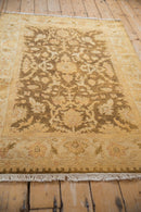 4x6 Vintage Gold Wash Indian Oushak Design Rug