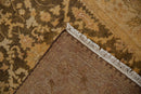 4x6 Vintage Gold Wash Indian Oushak Design Rug