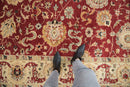 8x10.5 Indian Sultanabad Design Carpet