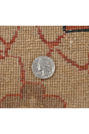 6x9.5 Vintage Indian Bijar Design Carpet