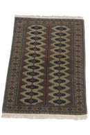 4x6 Vintage Siberian Bokhara Design Rug