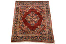 6x7.5 Vintage Sarouk Carpet