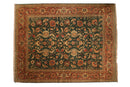 9x11.5 Vintage Indian Serapi Design Carpet