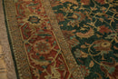 9x11.5 Vintage Indian Serapi Design Carpet