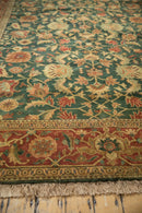 9x11.5 Vintage Indian Serapi Design Carpet