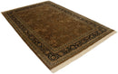 6x9 Vintage Indian Tabriz Design Carpet
