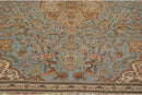11.5x13 Vintage Tabriz Square Carpet