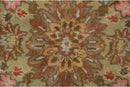 11.5x13 Vintage Tabriz Square Carpet