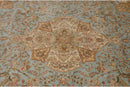 11.5x13 Vintage Tabriz Square Carpet