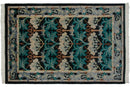 6x9 Vintage Indian William Morris Design Carpet