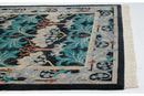 6x9 Vintage Indian William Morris Design Carpet