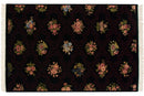 6x9 Vintage Contemporary Indian Aubusson Design Carpet