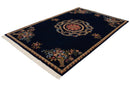 6x9 Vintage Indian Aubusson Design Carpet