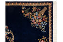 6x9 Vintage Indian Aubusson Design Carpet