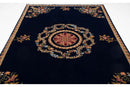 6x9 Vintage Indian Aubusson Design Carpet