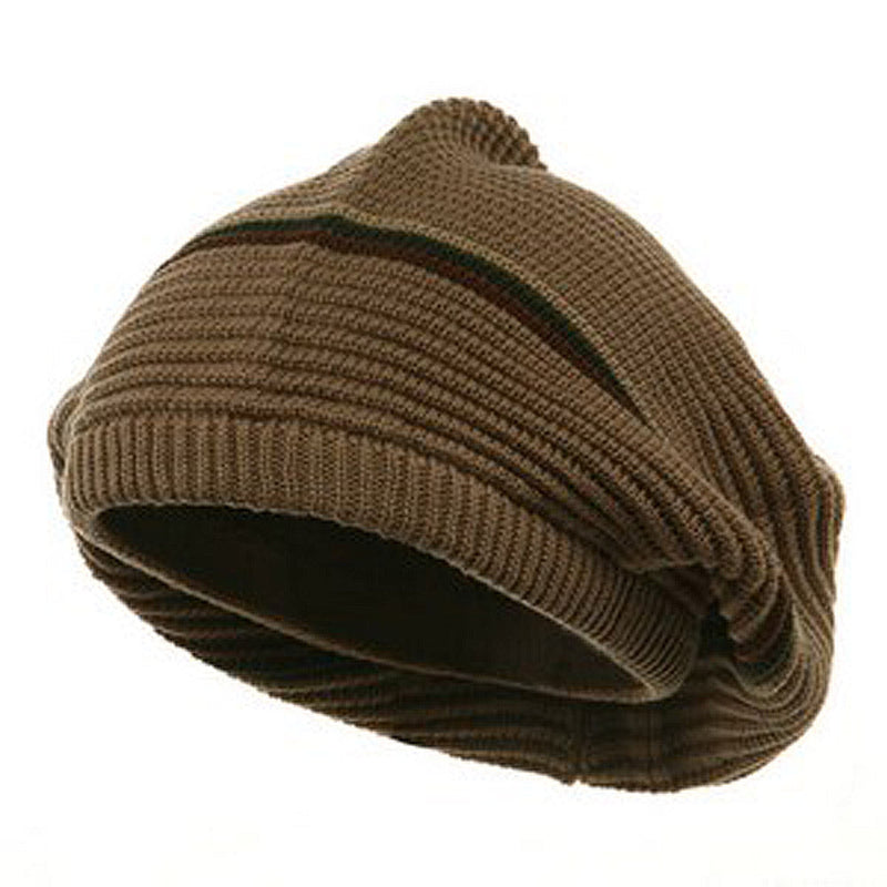 Big Size Medium Crown New Rasta Beanie Hat
